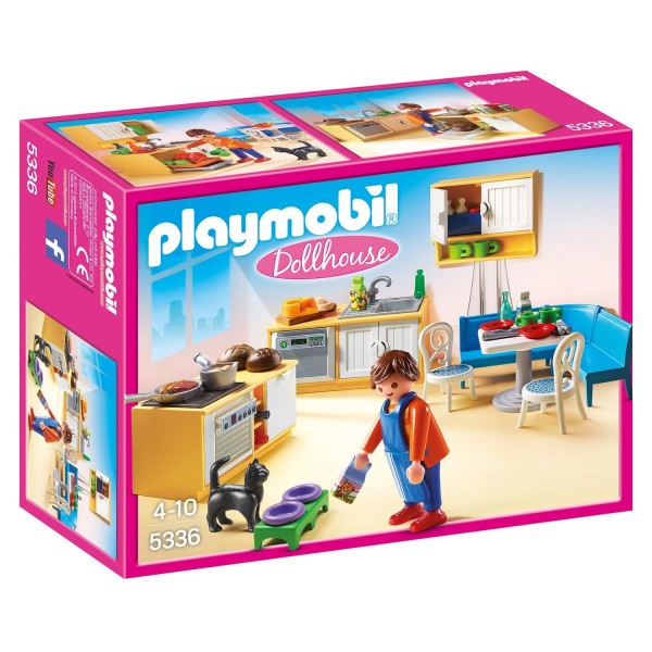 Playmobil 5336 : Dollhouse : Cuisine avec coin repas - Playmobil-5336