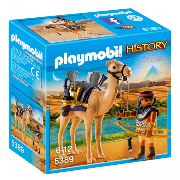 Playmobil 5389 : Combattant égyptien avec dromadaire - Playmobil-5389