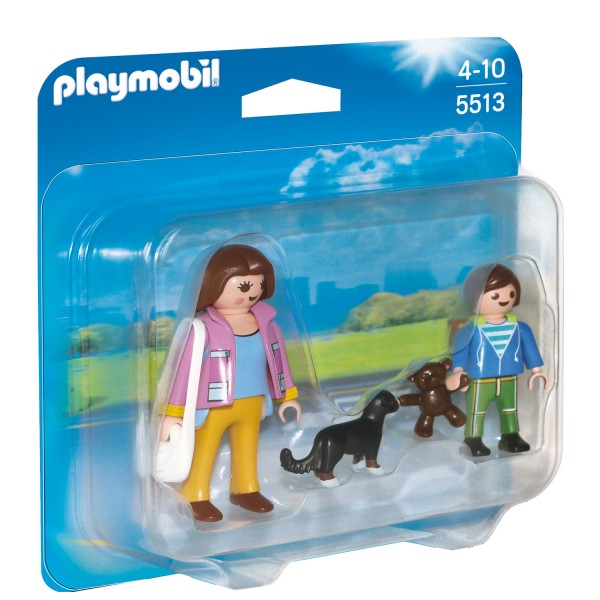 Playmobil 5513 : Duo Maman et enfant - Playmobil-5513