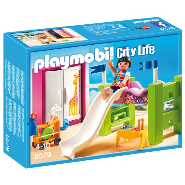 Playmobil 5579 : Chambre d'enfant avec lit mezzanine - Playmobil-5579