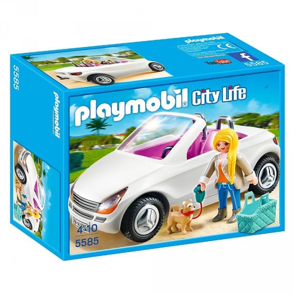 Playmobil 5585 : Voiture Cabriolet - Playmobil-5585