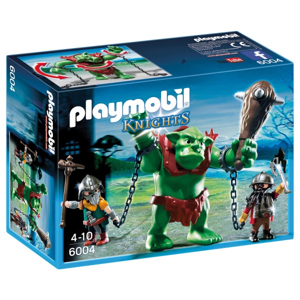 Playmobil 6004 : Soldats nains avec troll - Playmobil-6004