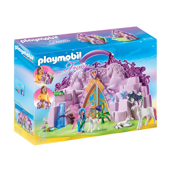 Playmobil 6179 Fairies : Ilot enchanté transportable - Playmobil-6179