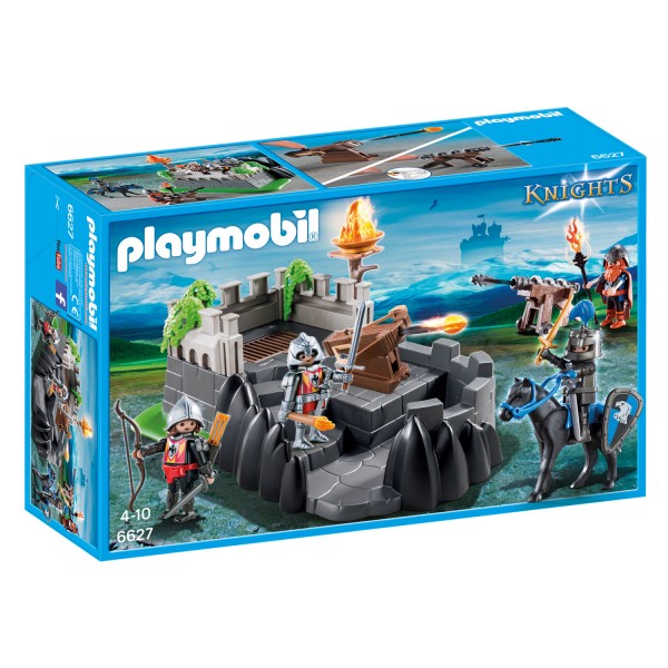 Playmobil 6627 Knights : Bastion des chevaliers du Dragon ailé - Playmobil-6627