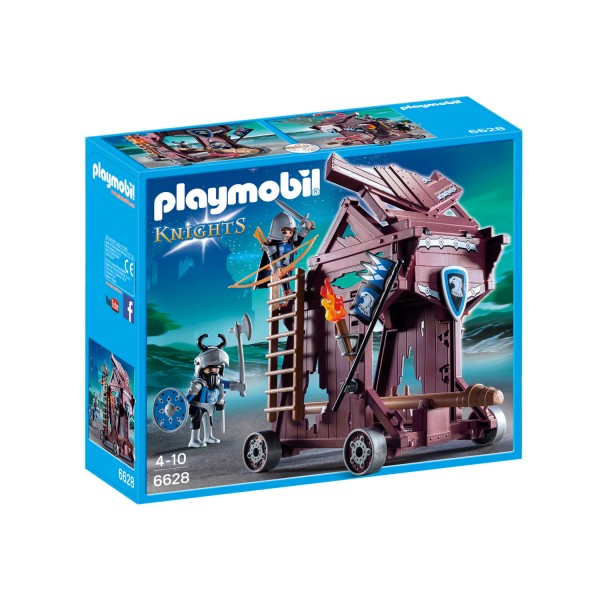 Playmobil 6628 Knights : Tour d'attaque des chevaliers du Faucon - Playmobil-6628
