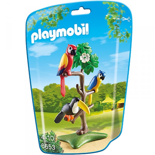 Playmobil 6653 - City Life : Perroquets et toucan - Playmobil-6653