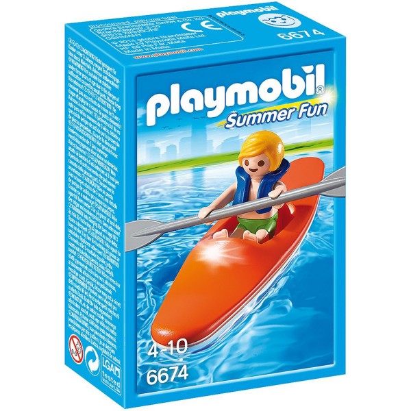 Playmobil 6674 - Summer Fun : Enfant et kayak - Playmobil-6674
