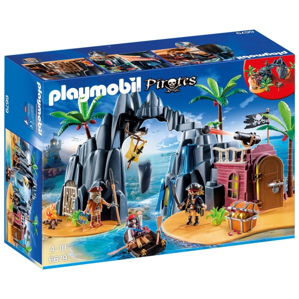 Playmobil 6679 : Pirates : Repaire pirates des ténèbres - Playmobil-6679
