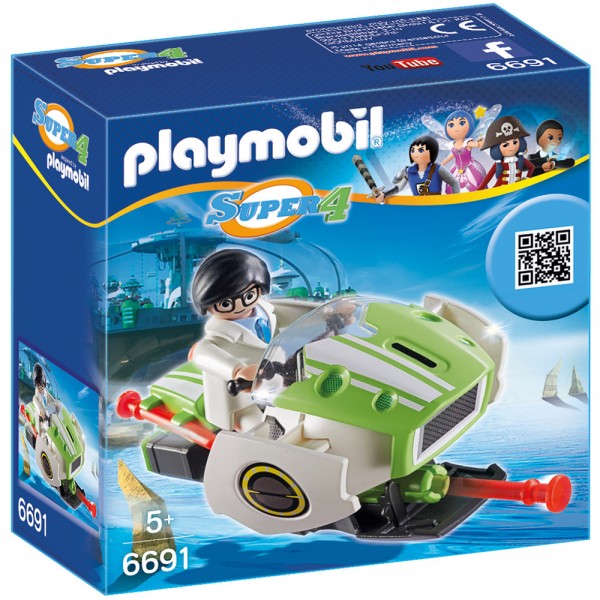 Playmobil 6691 : Super 4 : Sky Jet - Playmobil-6691