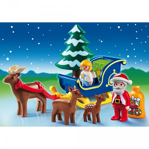 Playmobil 6787 : Père Noël avec angelot et traîneau - Playmobil-6787