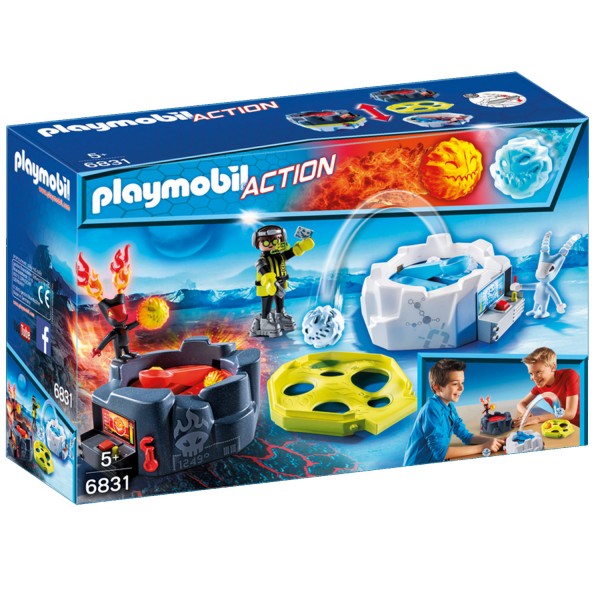 Playmobil 6831 : Les robots et androïdes : Zone de combat avec robots - Playmobil-6831