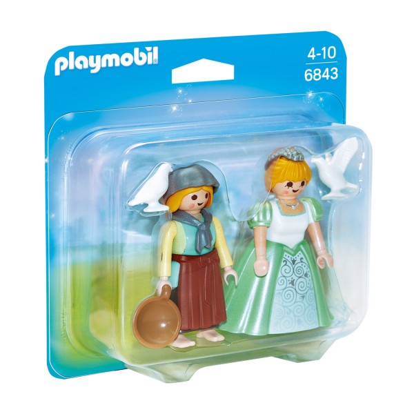 Playmobil 6843 Princess : Princesse et servante - Playmobil-6843