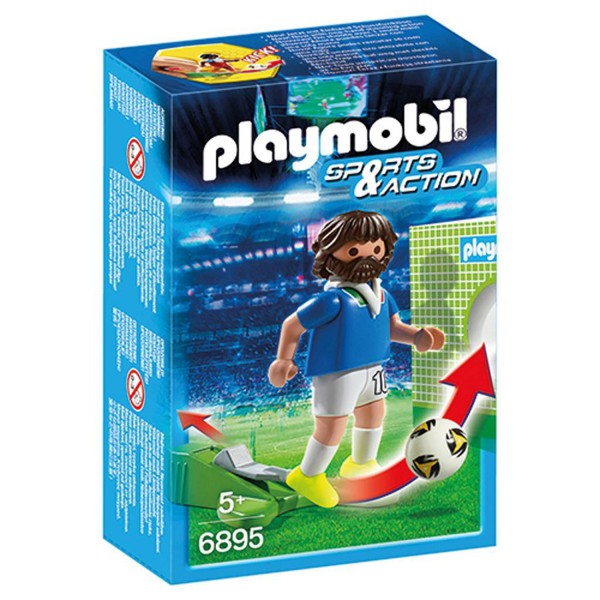 Playmobil 6895 : Sports & Action : Joueur de foot Italien - Playmobil-6895