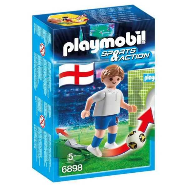 Playmobil 6898 : Sports & Action : Joueur de foot anglais - Playmobil-6898