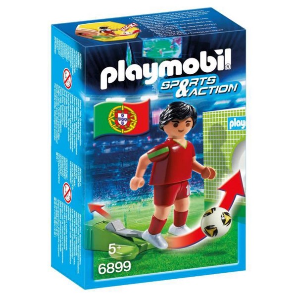 Playmobil 6899 : Sports & Action : Joueur de football portugais - Playmobil-6899