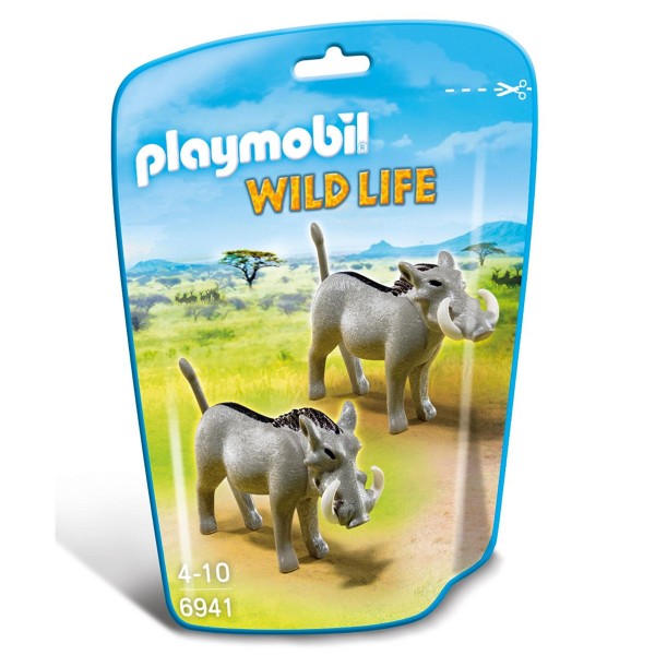 Playmobil 6941 : Wild Life : Phacochères - Playmobil-6941