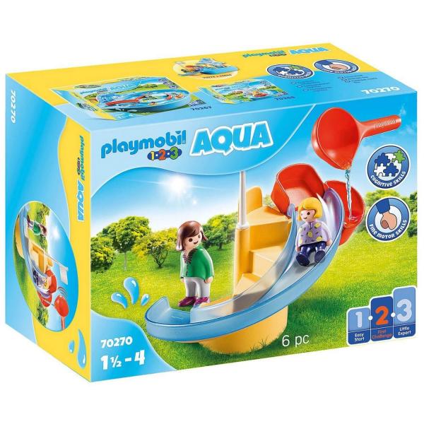 Playmobil 70270 1 2 3 Aqua : Toboggan aquatique - Playmobil-70270