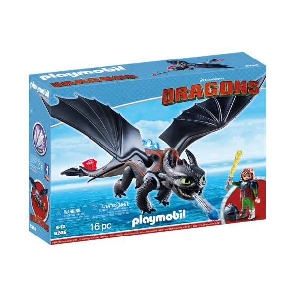 Playmobil 9246 : Dragons : Harold et Krokmou - Playmobil-9246