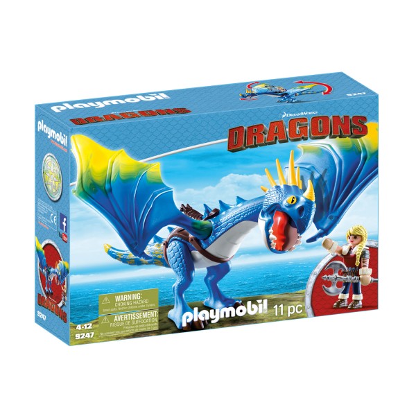 Playmobil 9247 : Dragons : Astrid et Tempête - Playmobil-9247