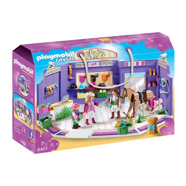 Playmobil 9401 City Life : Boutique d'équitation - Playmobil-9401