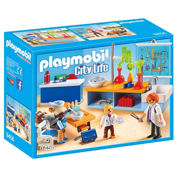 Playmobil 9456 City Life : Classe de physique chimie - Playmobil-9456
