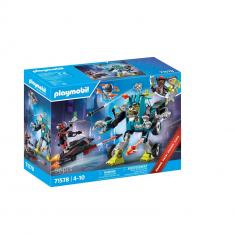 Playmobil: Riesenroboter mit Drohne