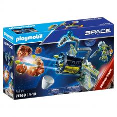 Playmobil: Raumfahrer und Satellit