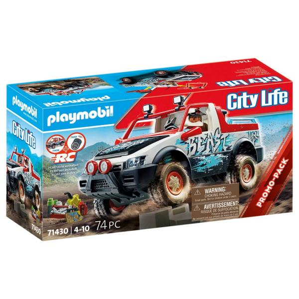 Playmobil City Life: Coche de rally - Playmobil-71430