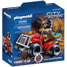 Playmobil 71090 City Action : Pompier et quad
