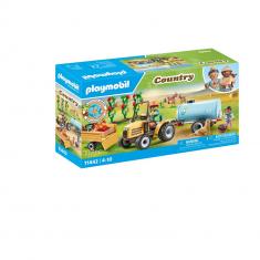 Playmobil Country: Granjero con tractor y tanque