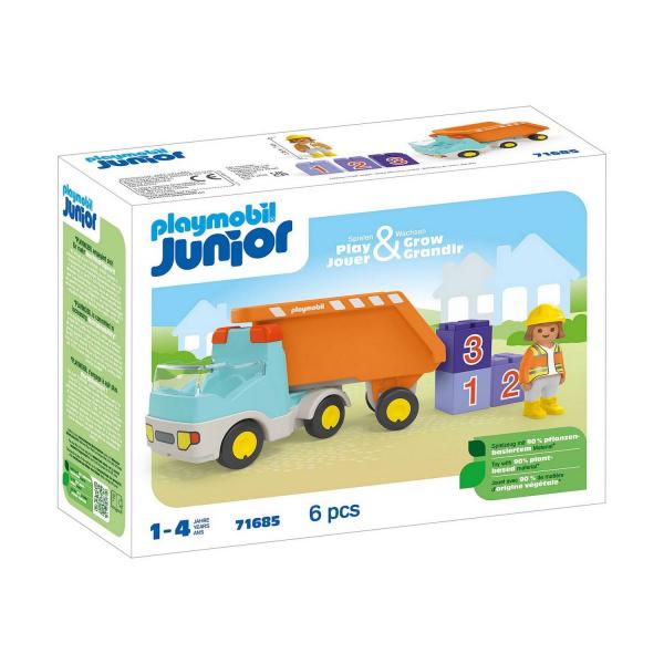 Playmobil Junior : Camion benne - Playmobil-71685