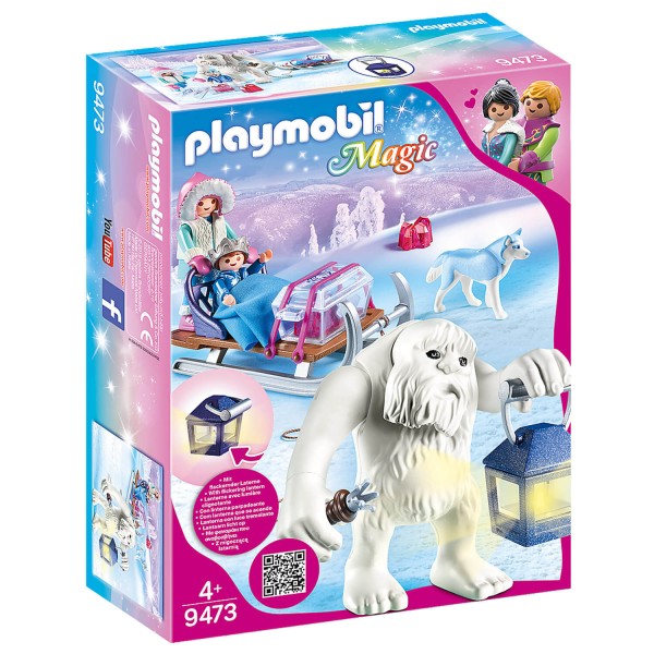 Playmobil 9473 Magic : Yéti avec traineau - Playmobil-9473