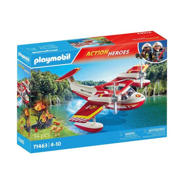 Playmobil Action Heroes: Hidroavión con bombero - Playmobil-71463