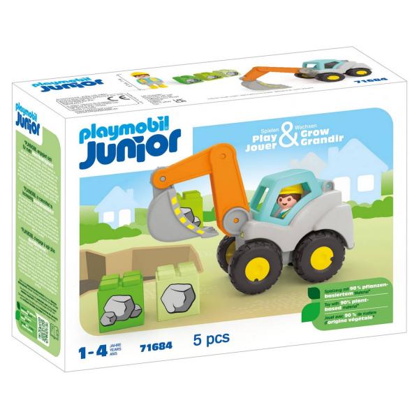 Playmobil Junior: Bagger - Playmobil-71684