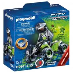 Playmobil 71093 City Action : Pilote de course et quad