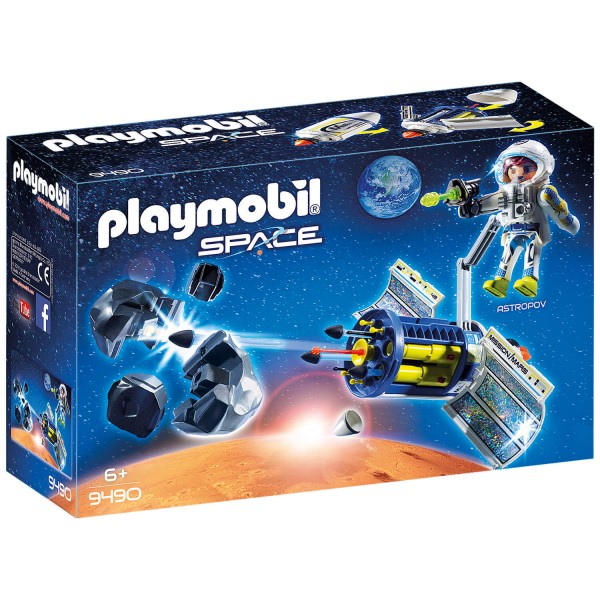 Playmobil 9490 Space : Spationaute avec satellite et météorite - Playmobil-9490