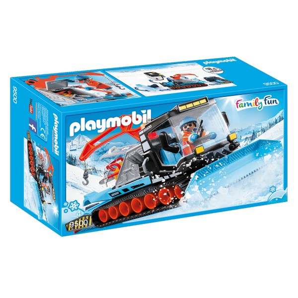 Playmobil 9500 Family fun : Agent avec chasse-neige - Playmobil-9500