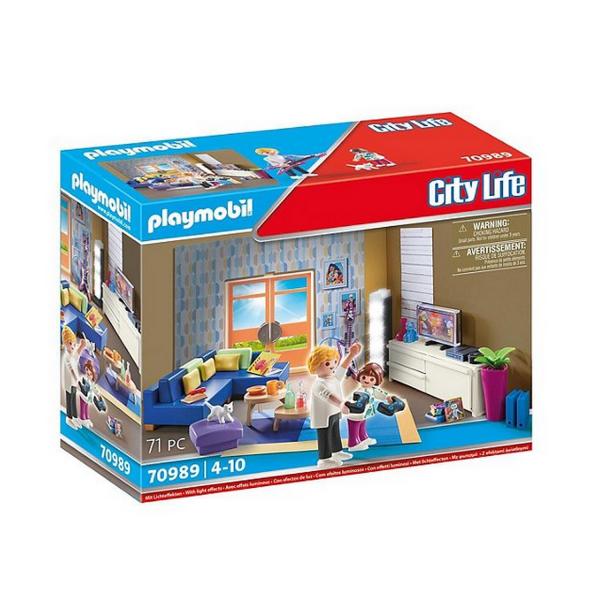 Playmobil 70989 City Life: Furnished living room - Playmobil-70989