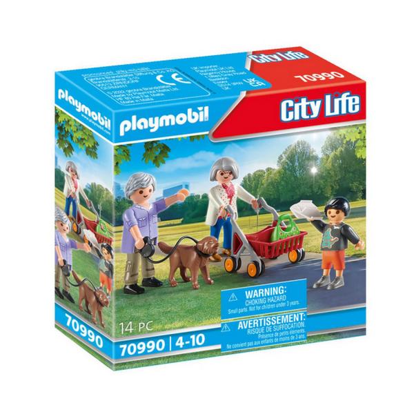 Playmobil 70990 City Life: Abuelos con nieto - Playmobil-70990