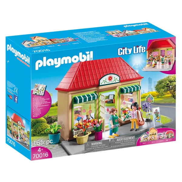 Playmobil 70016 City Life : Magasin de fleurs - Playmobil-70016