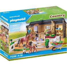 Playmobil 71238 Land: Stall und Karriere für Pferde