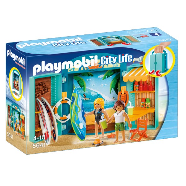 Playmobil 5641 City Life : Coffre Boutique de surf - Playmobil-5641