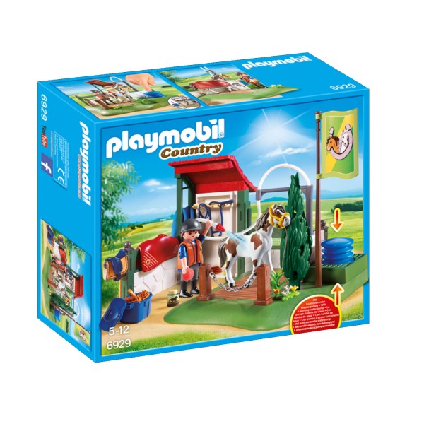 Playmobil 6929 Country : Box de lavage pour chevaux - Playmobil-6929