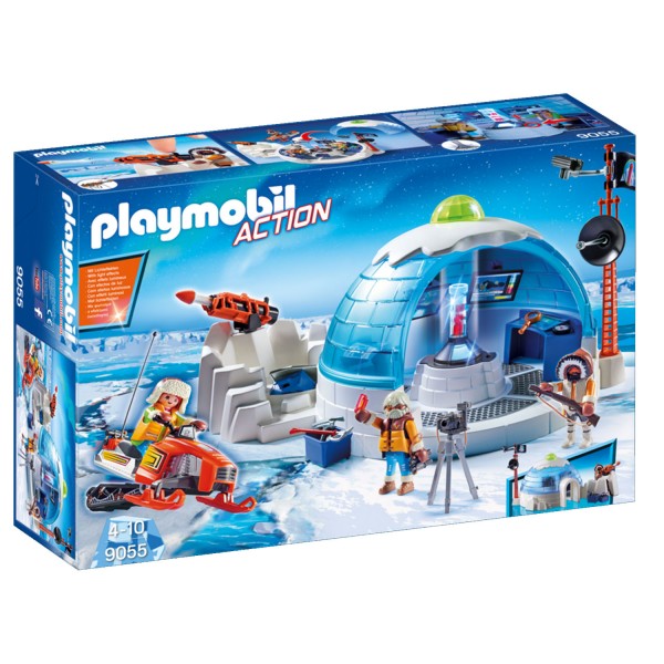 Playmobil 9055 Action : Quartier général des explorateurs polaires - Playmobil-9055