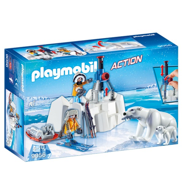 Playmobil 9056 Action : Explorateurs avec ours polaires - Playmobil-9056