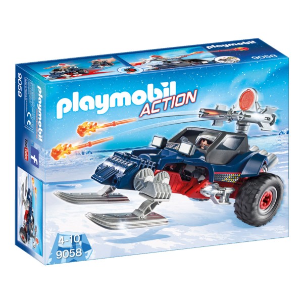 Playmobil 9058 Action : Motoneige avec pirate des glaces - Playmobil-9058
