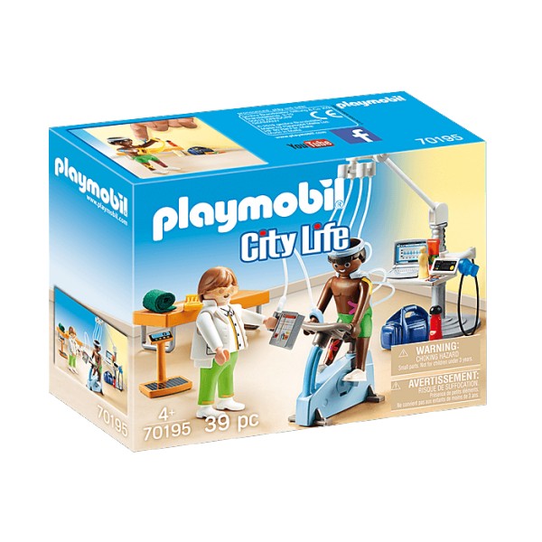 Playmobil 70195 City Life: Consultorio de Fisioterapeuta - Playmobil-70195