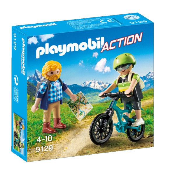 Playmobil 9129 Action : Randonneur et cycliste - Playmobil-9129