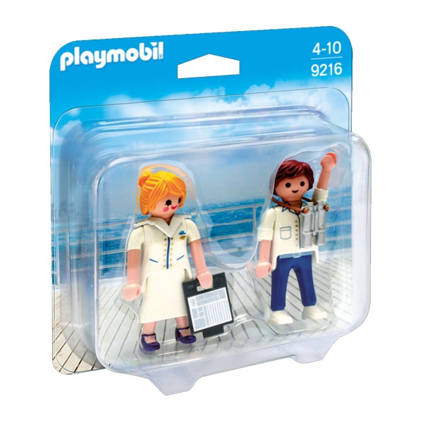 Playmobil 9216 : Playmobil Duo Hôte et hôtesse de croisière - Playmobil-9216