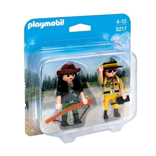 Playmobil 9218 : Playmobil Duo Policier et voleur - Playmobil-9218